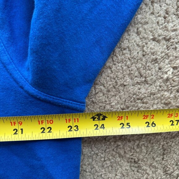 Under Armour Sweatshirt Mens XL Hoodie Full Zip UA Blue Pockets - Picture 10 of 11